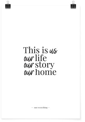 This is us!, Φράσεις, Πόστερ, 20 x 30 εκ.