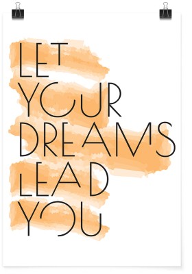 Let your dreams lead you, Φράσεις, Πόστερ, 20 x 30 εκ.