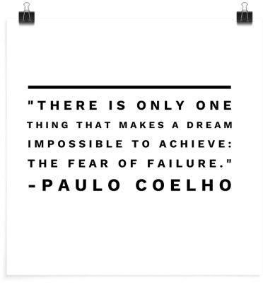 Λόγια του Paulo Coelho, Φράσεις, Πόστερ, 20 x 20 εκ.