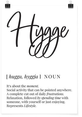 Hygge, Φράσεις, Πόστερ, 15 x 20 εκ.