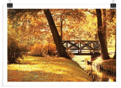 Houseart Γέφυρα στο δάσος, Φύση, Πόστερ, 20 x 15 εκ.