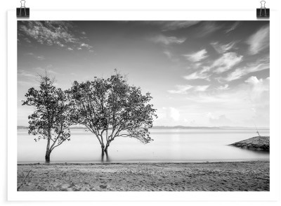 Houseart Παραλία με δέντρα, Φύση, Πόστερ, 20 x 15 εκ.
