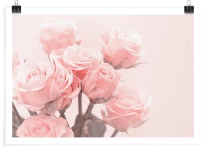 Houseart Μπουκέτο με ροζ τριαντάφυλλα, Φύση, Πόστερ, 20 x 15 εκ.