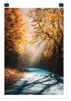 Δρόμος ανάμεσα στα ψηλά δέντρα, Φύση, Πόστερ, 15 x 20 εκ.