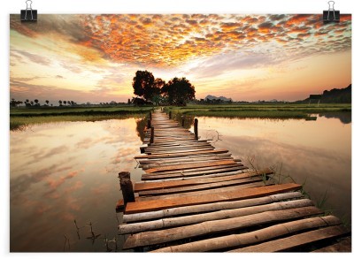 Μονοπάτι στο ποτάμι, Φύση, Πόστερ, 20 x 15 εκ.