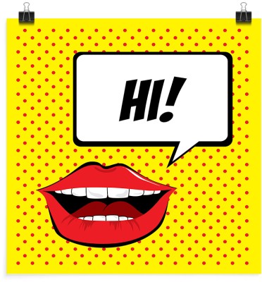 Houseart Γειά!, Κόμικς, Πόστερ, 20 x 20 εκ.