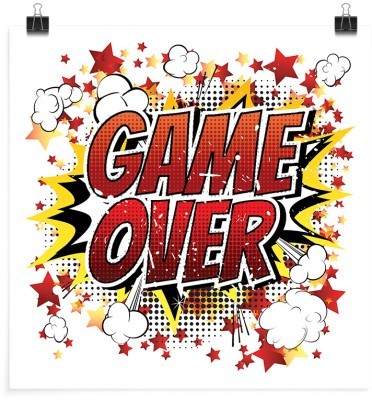 Houseart Game Over!, Κόμικς, Πόστερ, 20 x 20 εκ.