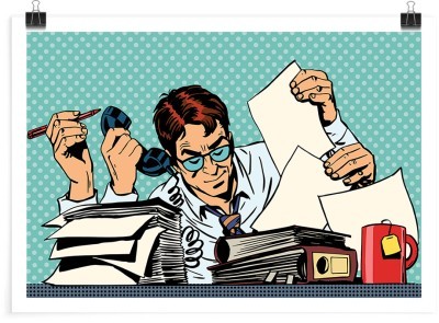 Ημέρα στο γραφείο!, Κόμικς, Πόστερ, 20 x 15 εκ.