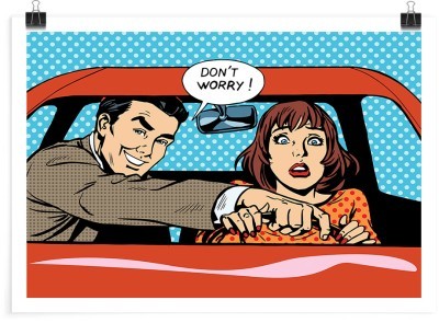 Houseart Don\'t worry!, Κόμικς, Πόστερ, 20 x 15 εκ.