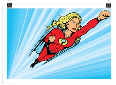 Houseart Γυναίκα σούπερ ήρωας, Κόμικς, Πόστερ, 20 x 15 εκ.