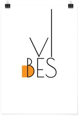Vibes, Line Art, Πόστερ, 15 x 20 εκ.