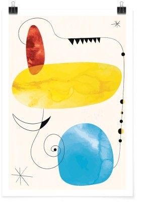 Αφαιρετική σύνθεση, Line Art, Πόστερ, 15 x 20 εκ.