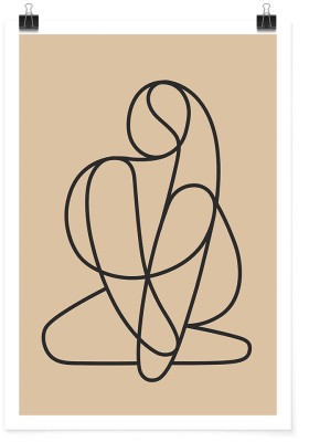 Γραμμικό σχέδιο σώματος, Line Art, Πόστερ, 15 x 20 εκ.