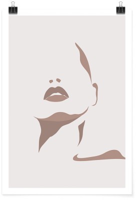 Lips, Line Art, Πόστερ, 15 x 20 εκ.