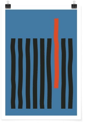 Κάθετες γραμμές, Line Art, Πόστερ, 15 x 20 εκ.