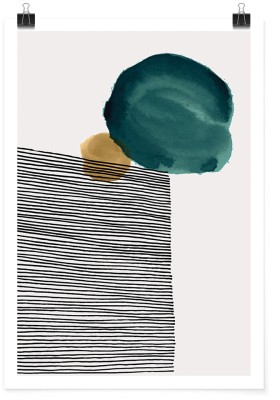 Houseart Abstract print, Line Art, Πόστερ, 15 x 20 εκ.
