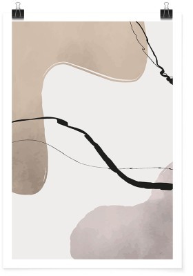 Earthy formation, Line Art, Πόστερ, 15 x 20 εκ.