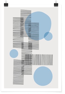 Κύκλοι και ορθογώνια, Line Art, Πόστερ, 15 x 20 εκ.