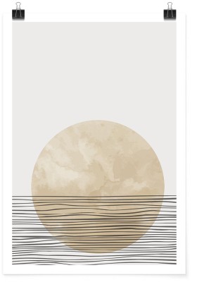 Houseart Line and circle drawing, Line Art, Πόστερ, 15 x 20 εκ.