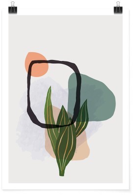 Φυτό και σχέδια, Line Art, Πόστερ, 15 x 20 εκ.