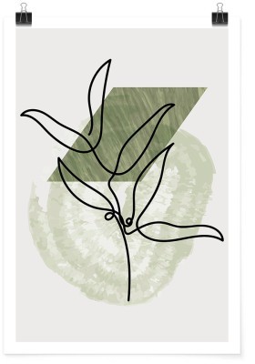 Green impression, Line Art, Πόστερ, 20 x 30 εκ.