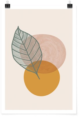 Orange & pink circle, Line Art, Πόστερ, 20 x 30 εκ.