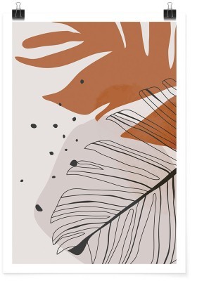 Φθινοπωρινά φύλλα, Line Art, Πόστερ, 15 x 20 εκ.