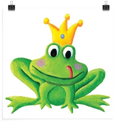 Πρίγκιπας βάτραχος, Παιδικά, Πόστερ, 20 x 20 εκ.