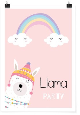 Λάμα με σκούφο, Παιδικά, Πόστερ, 15 x 20 εκ.