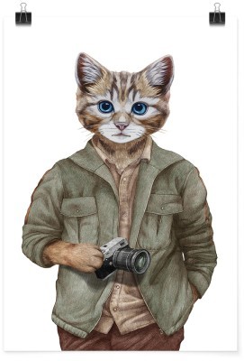 Κύριος γάτος φωτογράφος, Παιδικά, Πόστερ, 15 x 20 εκ.