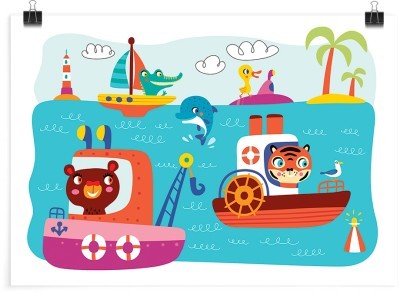 Καραβάκια στη θάλασσα, Παιδικά, Πόστερ, 20 x 15 εκ.