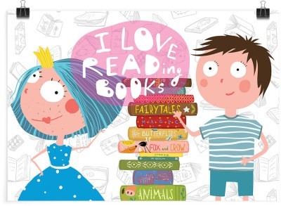 Αγαπώ να διαβάζω βιβλία!, Παιδικά, Πόστερ, 20 x 15 εκ.