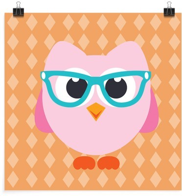 Κουκουβάγια με γυαλιά, Παιδικά, Πόστερ, 20 x 20 εκ.