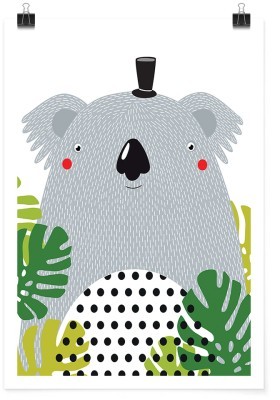 Κοάλα με καπέλο, Παιδικά, Πόστερ, 15 x 20 εκ.