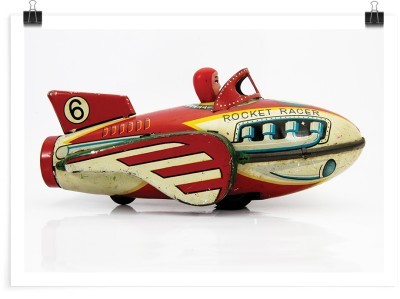 Ρετρό αεροπλανάκι, Παιδικά, Πόστερ, 20 x 15 εκ.
