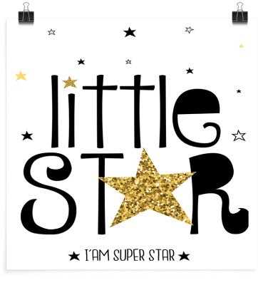 Μικρό αστέρι, Παιδικά, Πόστερ, 20 x 20 εκ.