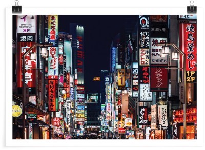 Δρόμος στη Νέα Υόρκη τη νύχτα, Πόλεις - Ταξίδια, Πόστερ, 20 x 15 εκ.