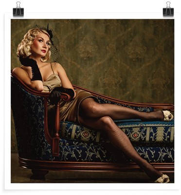Ερωτεύσιμη γυναίκα, Vintage, Πόστερ, 20 x 20 εκ.