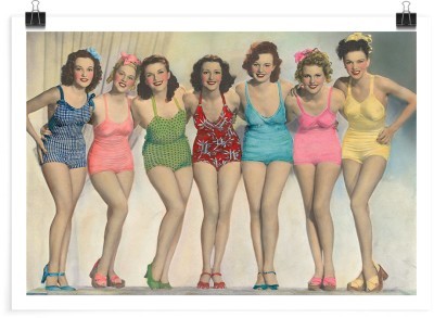 Παρέα κοριτσιών, Vintage, Πόστερ, 20 x 15 εκ.