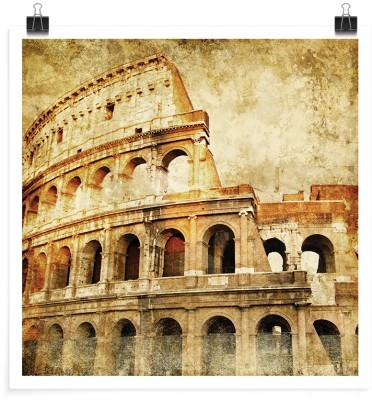 Κολοσσαίο, Ρώμη, Vintage, Πόστερ, 20 x 20 εκ.