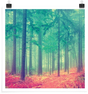 Πυκνό δάσος, Vintage, Πόστερ, 20 x 20 εκ.