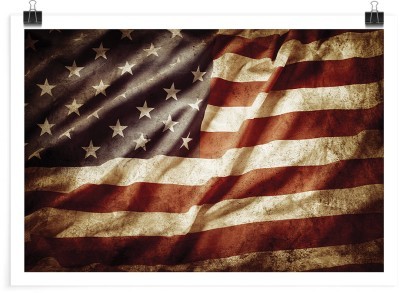 Αμερικάνικη σημαία, Vintage, Πόστερ, 20 x 15 εκ.