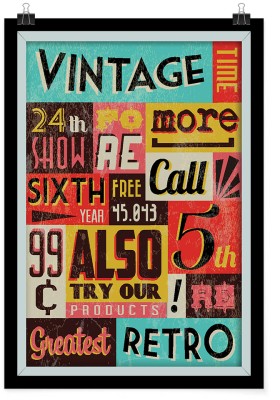 Vintage φράσεις, Vintage, Πόστερ, 20 x 30 εκ.