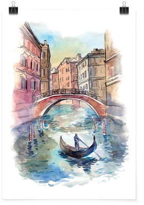 Βενετία, Ζωγραφική, Πόστερ, 15 x 20 εκ.