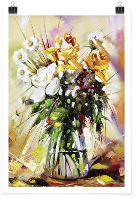 Βάζο με λουλούδια, Ζωγραφική, Πόστερ, 15 x 20 εκ.