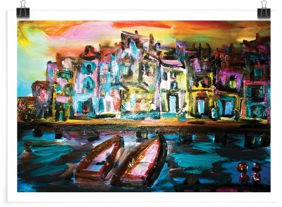 Ζωγραφισμένη πόλη, Ζωγραφική, Πόστερ, 20 x 15 εκ.