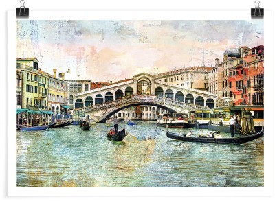 Τοπίο στην Ιταλία, Ζωγραφική, Πόστερ, 20 x 15 εκ.