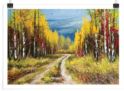 Δρομάκι στο δάσος, Ζωγραφική, Πόστερ, 20 x 15 εκ.