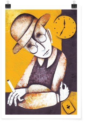 Άνδρας με γυαλιά, Ζωγραφική, Πόστερ, 15 x 20 εκ.