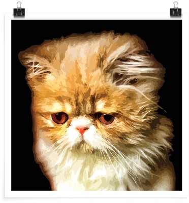 Γατούλα, Ζωγραφική, Πόστερ, 20 x 20 εκ.